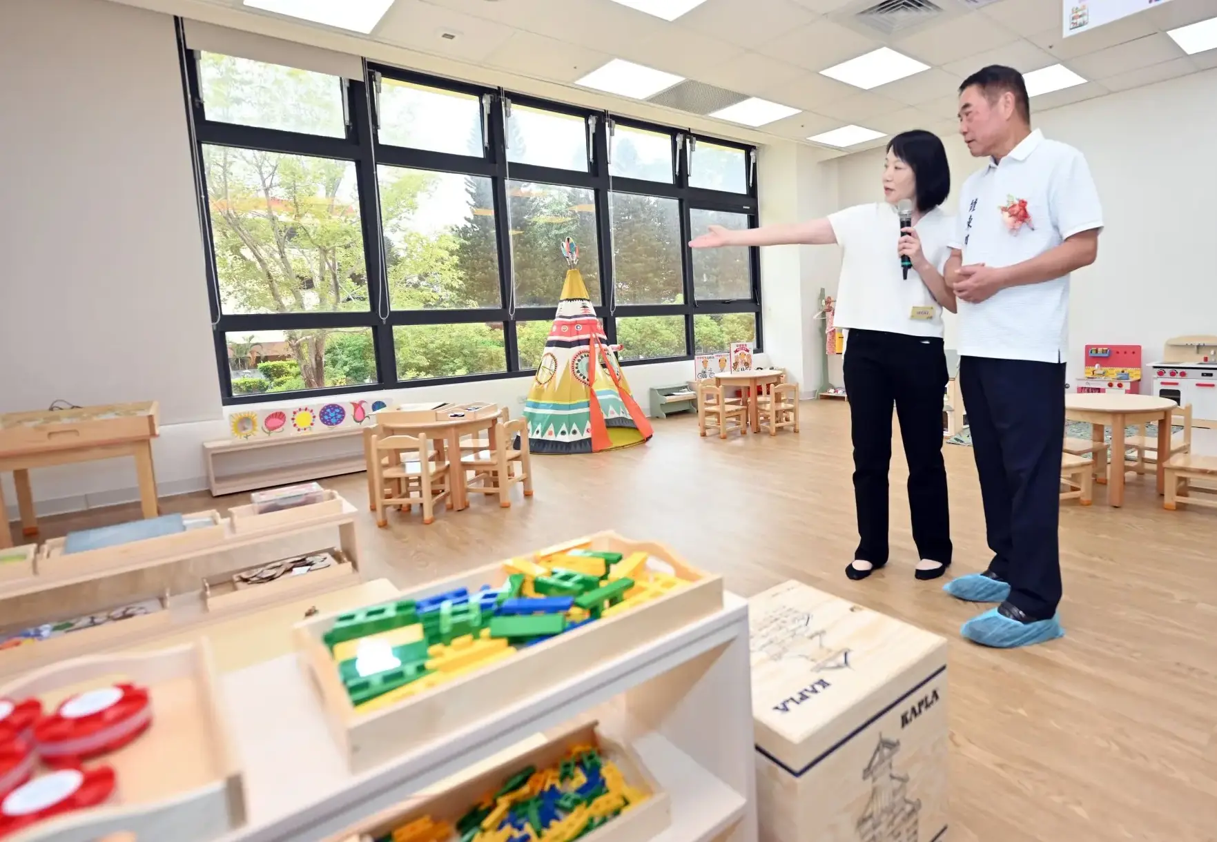 苗栗親子館內部空間。苗栗縣政府提供