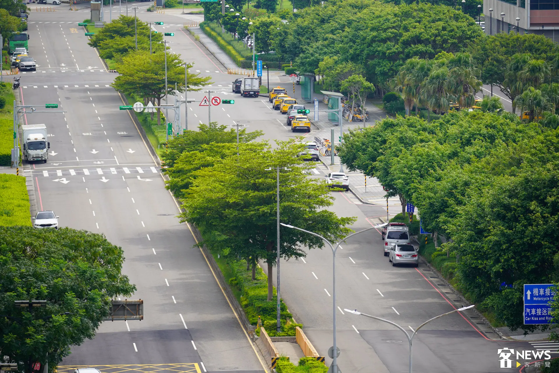 2026城鎮韌性演習，演習期間需將車輛停靠路邊。廖晟文攝