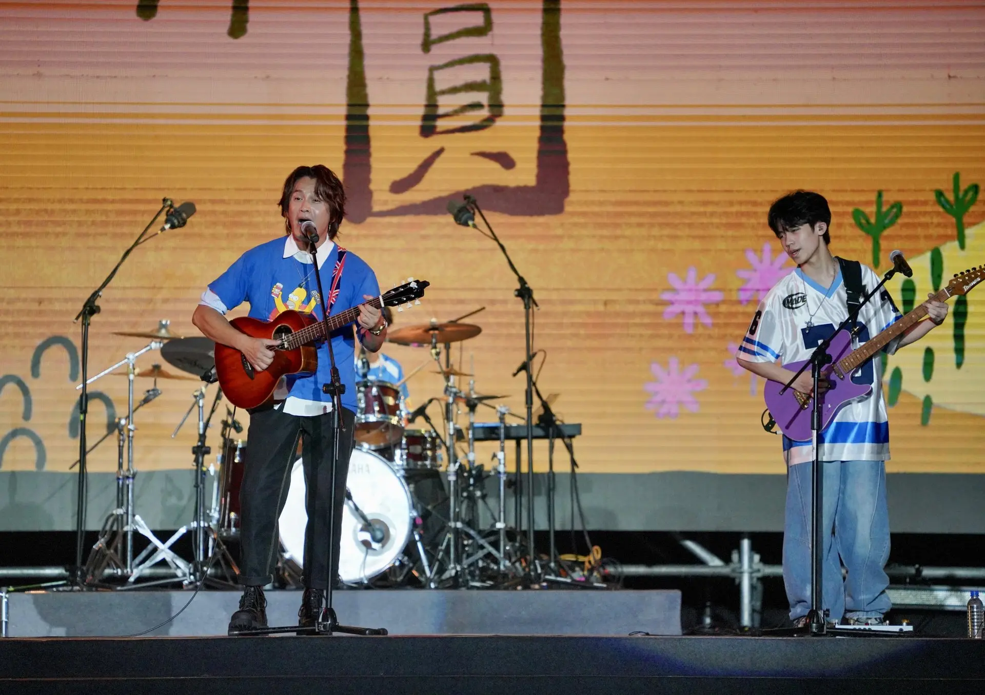 金曲歌王羅文裕與J HALL演出客語歌曲，讓許多觀眾感到驚豔。莊勝鴻攝