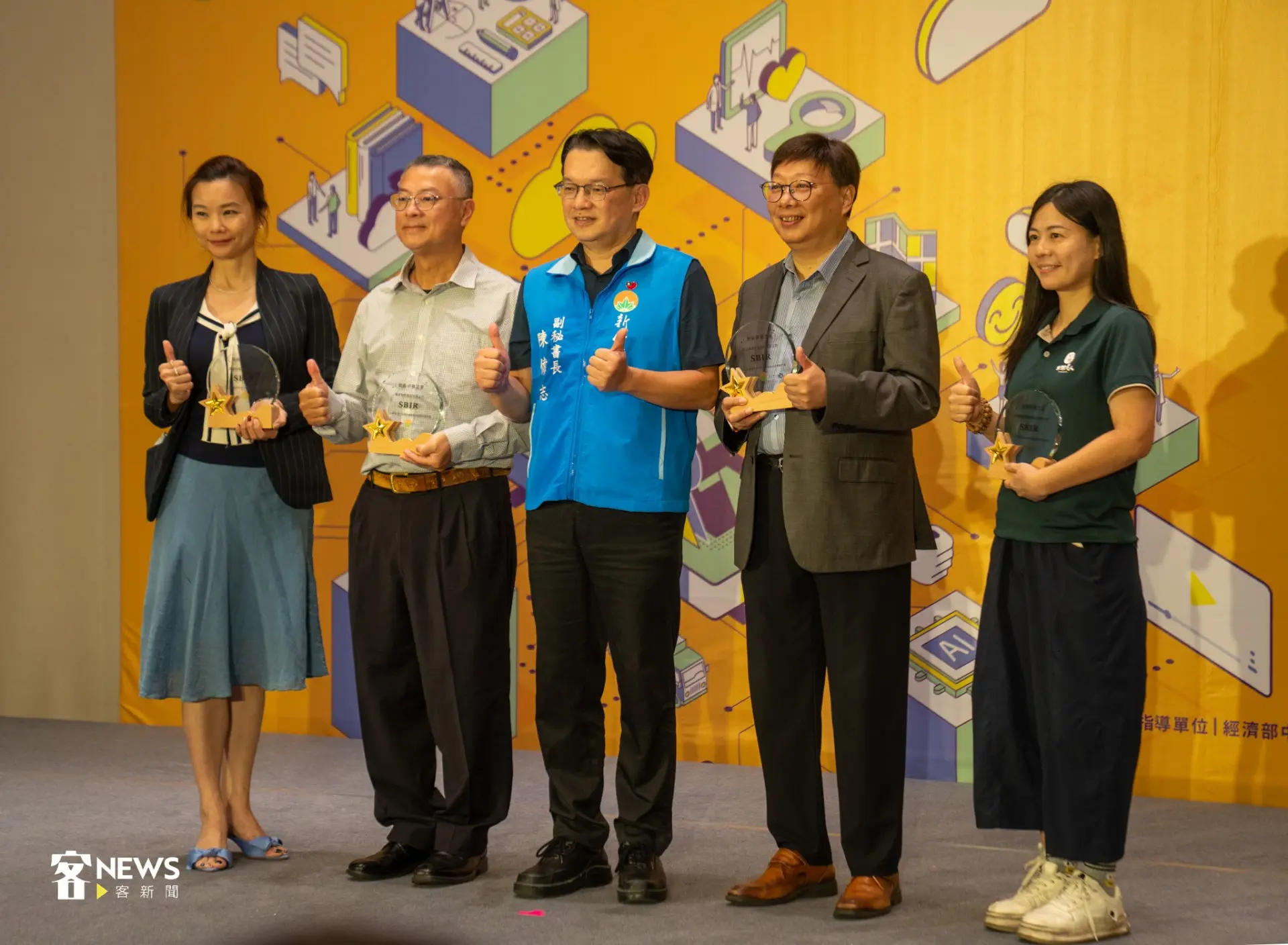 2025年地方產業新研發計畫(SBIR)成果展亮點企業。李宥妍攝