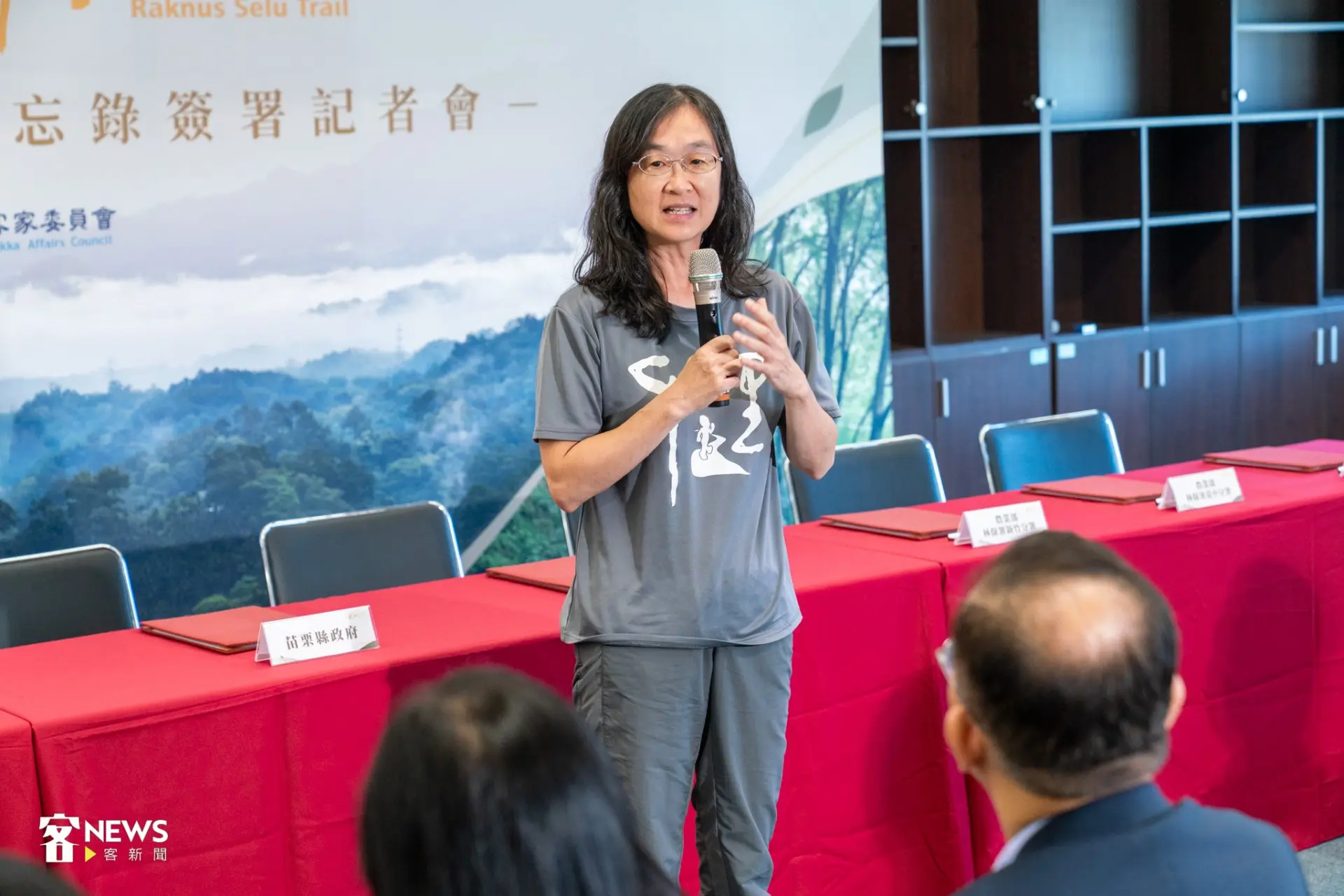 千里步道協會執行長周聖心認為，真心覺得台灣客家文化可以透過現行道路串連大家，不只是復舊如舊，也是創新活化。簡琬真攝