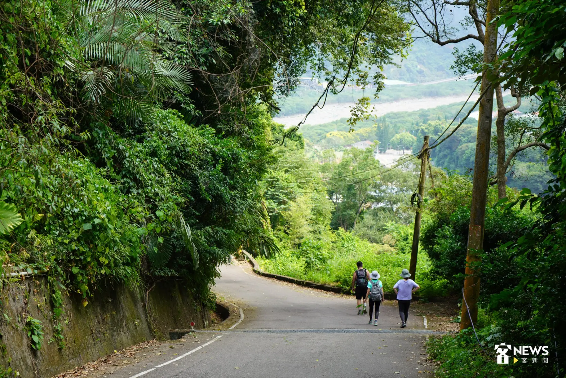 除了浸浴山林芬多精,旅人也可一邊享受美景下山。簡琬真攝