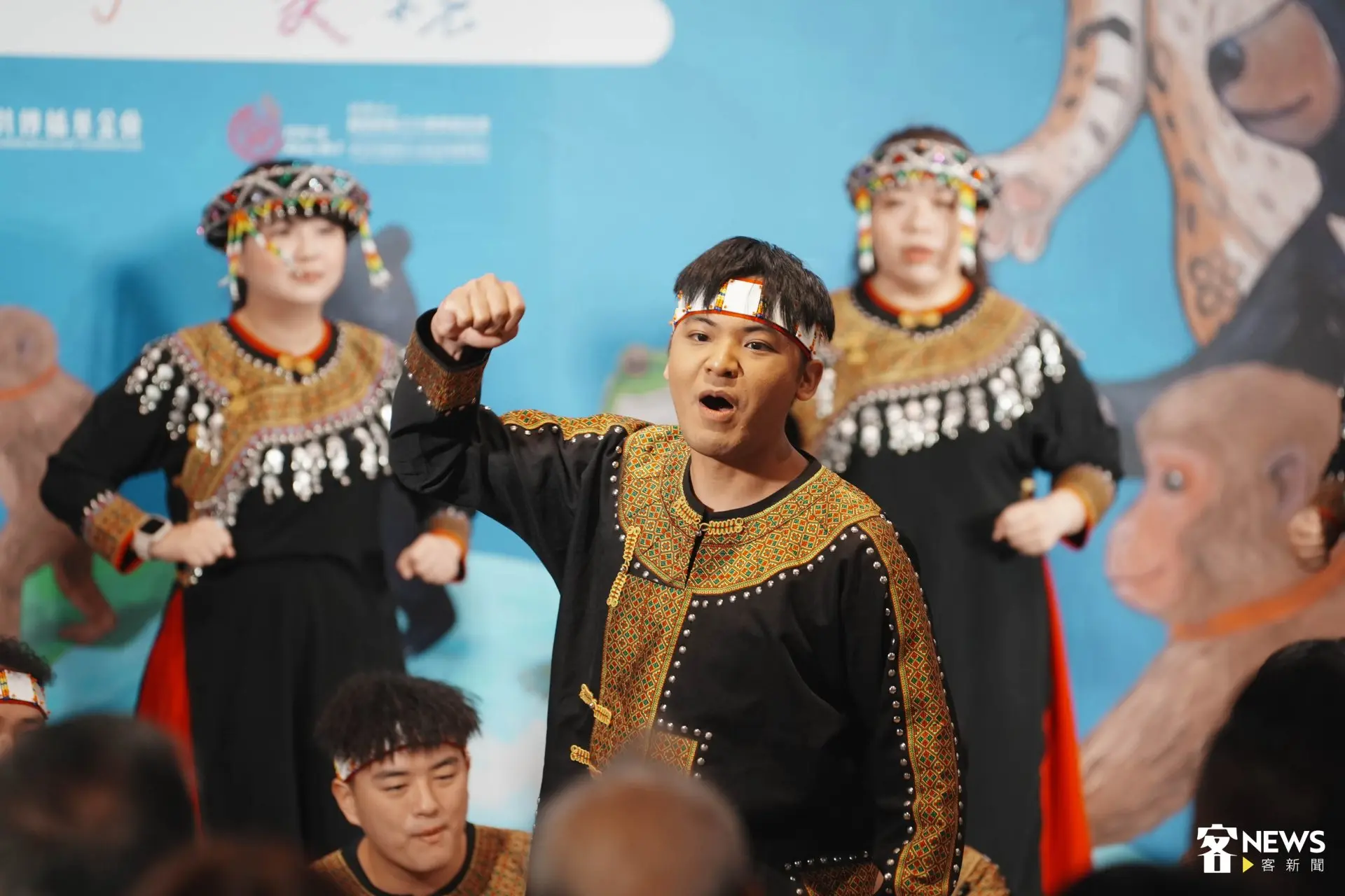 尼布恩合唱團在台上拿出世界級的歌聲水準表現。范修語攝