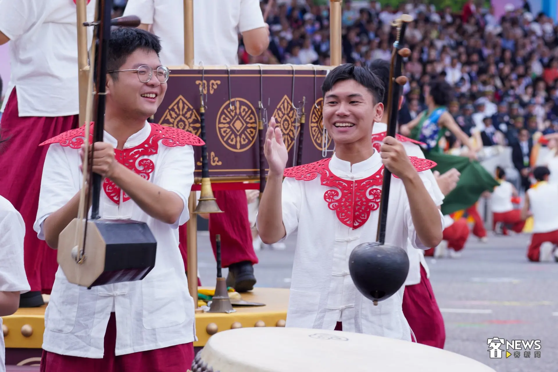 115年（2026年）雙十國慶大會表演活動，客家委員會帶來「八音行前路臺灣創新途」。洪藝晅攝