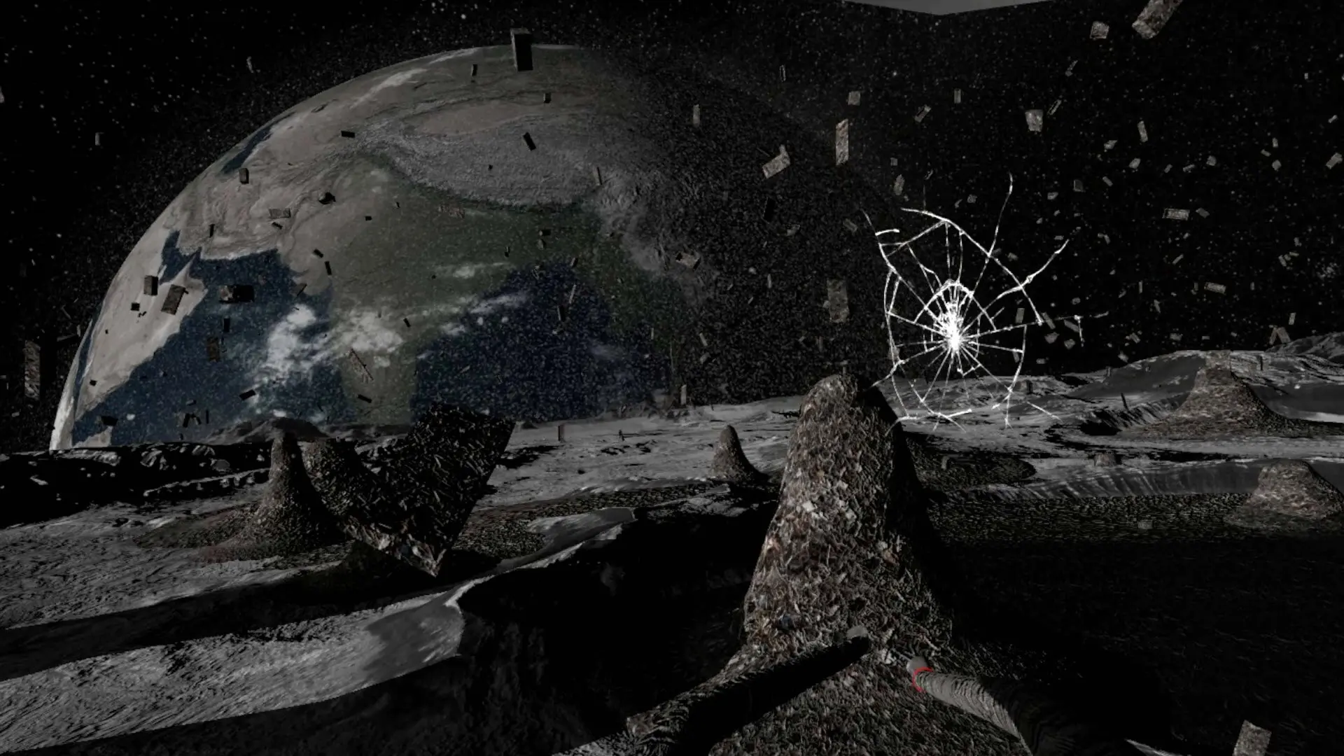 客籍藝術家黃心健與Laurie Anderson共同創作《To the Moon》（登月）以沉浸式影像呈現奇幻宇宙景觀，帶領觀眾展開一場穿梭於現實與夢境之間的宇宙旅程。Signal Festival提供