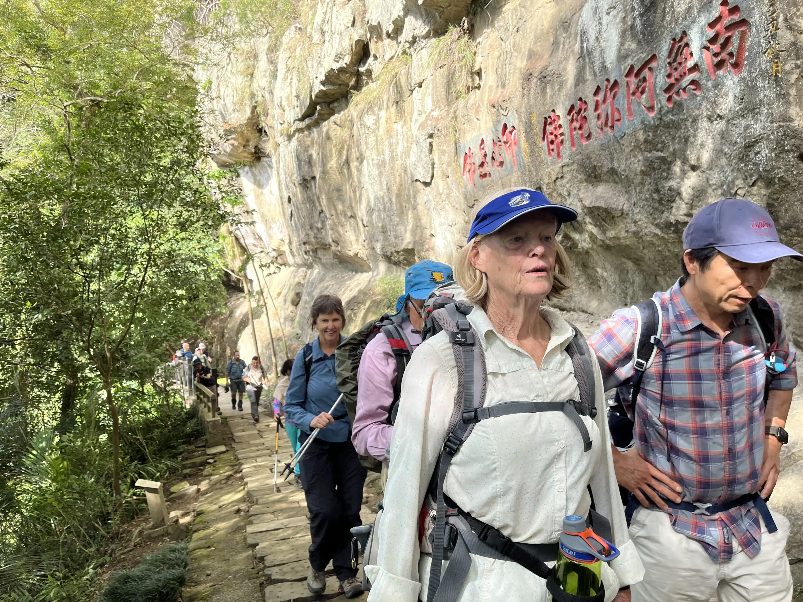澳洲比步蒙步道基金會曾於2024年11月夥伴來台走訪樟之細路獅山古道。台灣千里步道協會提供