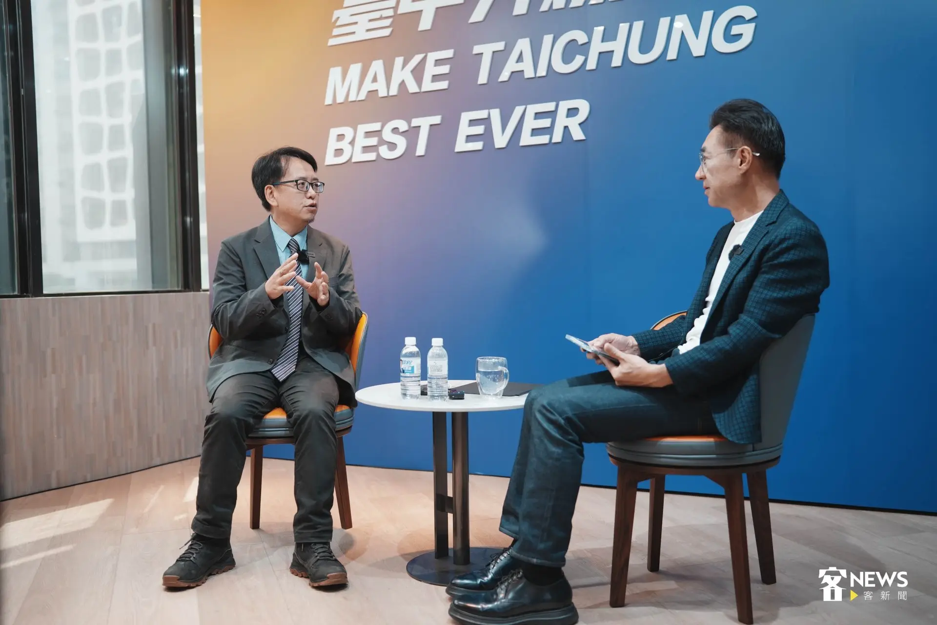 聯合大學客家學院院長張陳基認為，台中東勢大埔腔可運用AI推廣，可以變成台中的特色。范修語攝