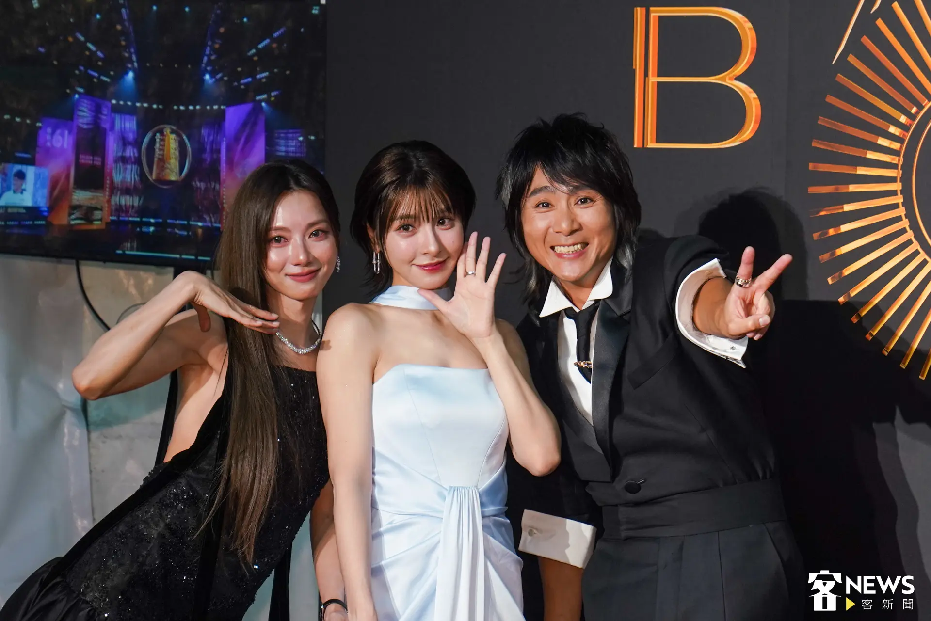 《飢餓遊戲》走過10年,孫協志、王仁甫、許孟哲、峮峮、蔡黃汝終於抱回「實境節目主持人獎」。朱愷元攝