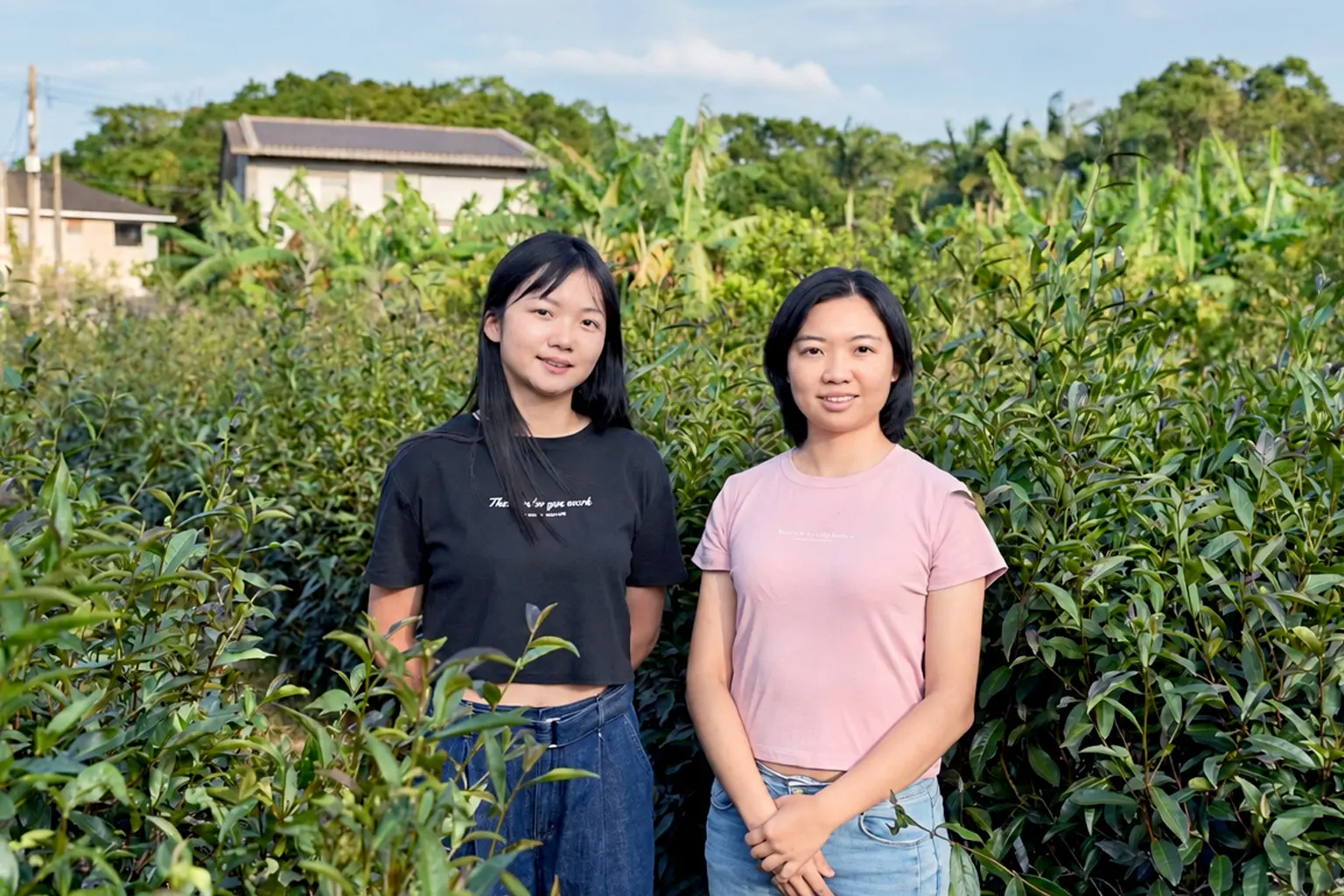 葉宴伶、葉姿伶姊妹接下家族三代茶業，從友善耕作到食農體驗，為傳統茶鄉尋找新方向。Haka小姐攝