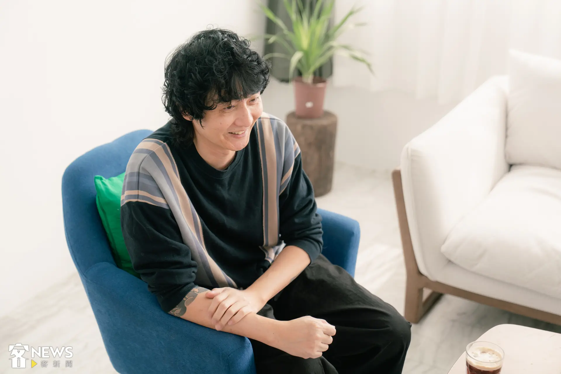 周佳聖給入行新人建議，若是和客戶溝通，「先做再討論，比較容易成功。」朱愷元攝