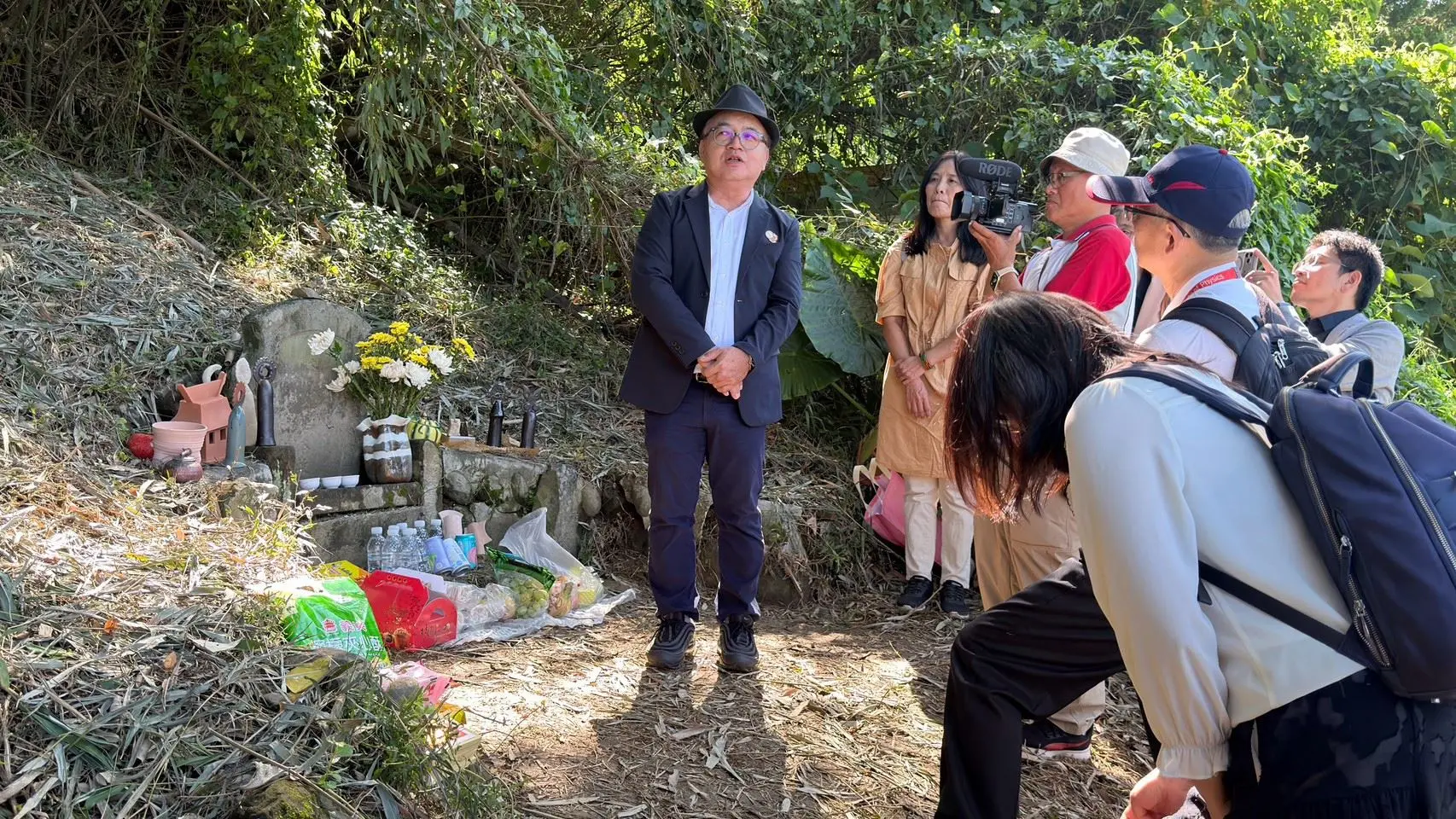 2026苗栗陶藝術節策展人謝嘉亨擔任主祭官。苗栗縣政府提供
